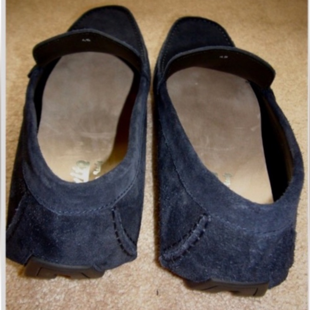 NWOB Lovito Suede Driving Loafers Made in Italy - Picture 3 of 3